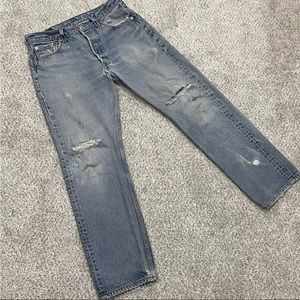 Vintage Levi’s 501 32x29 (16” waist) blue jeans